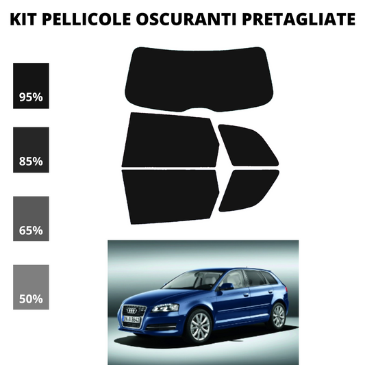 Pellicola oscuramento Vetri Audi A3 2005-2012