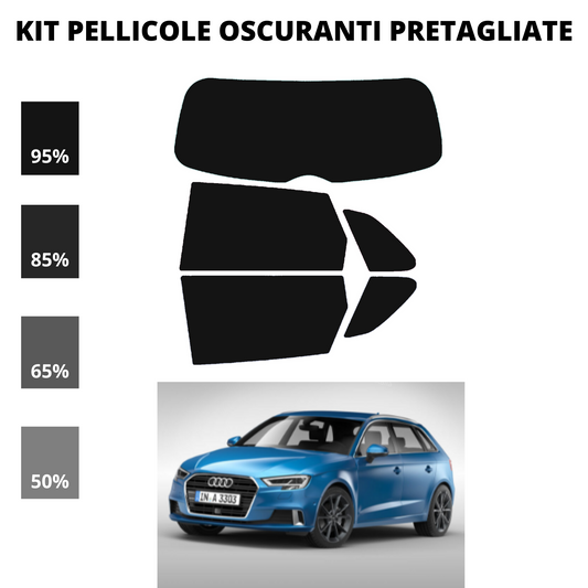 Pellicola Oscuramento Vetri Audi A3 Sportback 2013-2019