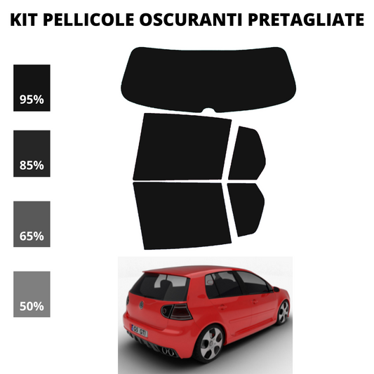 Pellicola Oscuramento Vetri Volkswagen Golf 5