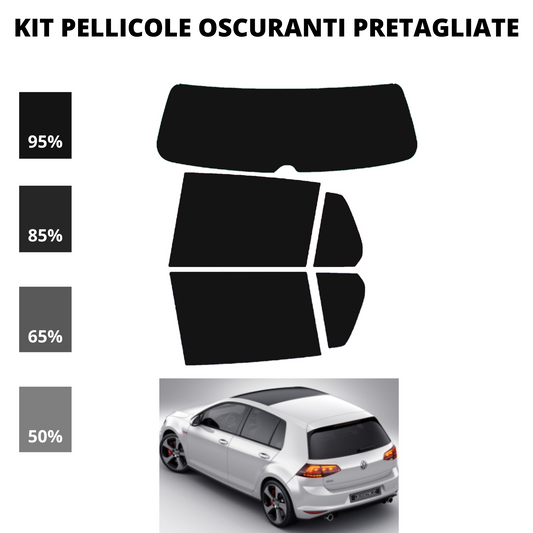 Pellicola Oscuramento Vetri Volkswagen Golf 7