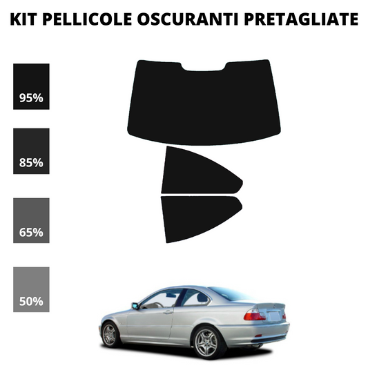 Pellicola Oscuramento vetri Bmw Serie 3 E46 Coupé 1999-2006