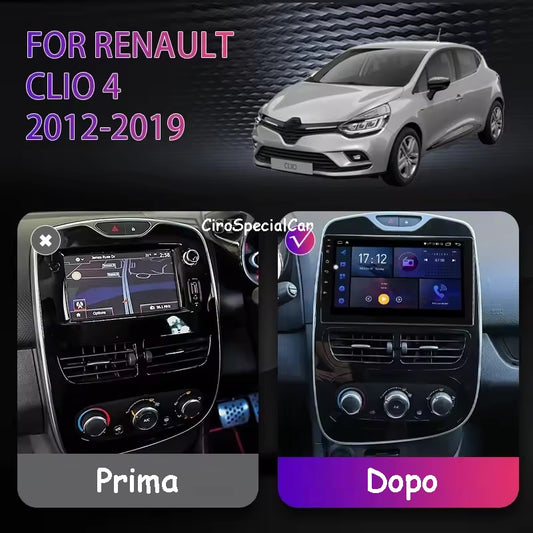 Kit Renault CLIO 4 2012 - 2019 Autoradio 9" + Canbus Box