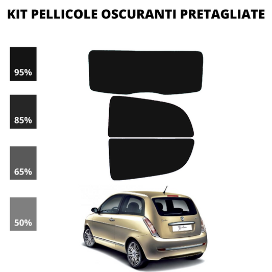 Pellicola Oscuramento Vetri Lancia Ypsilon 2007-2010