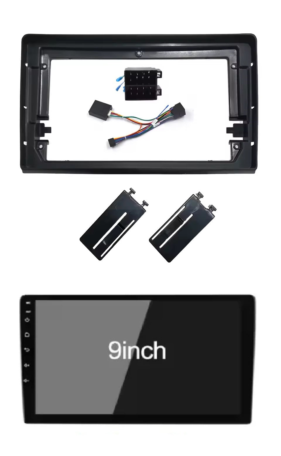 FIAT Bravo (198) 2006-2016 Autoradio 9 pollici + Adattatore 9" + Canbus Box + Cablaggio Originale