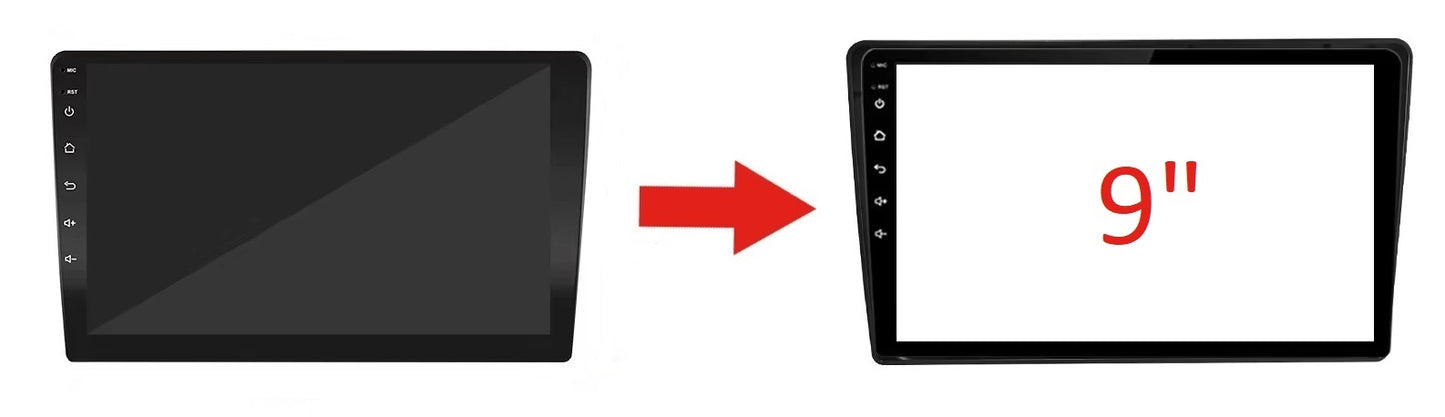 Autoradio 4/64 GB + Adattatore 9" + Canbus Box - Kit Per Chevrolet Captiva Lova Epica 2006-2011