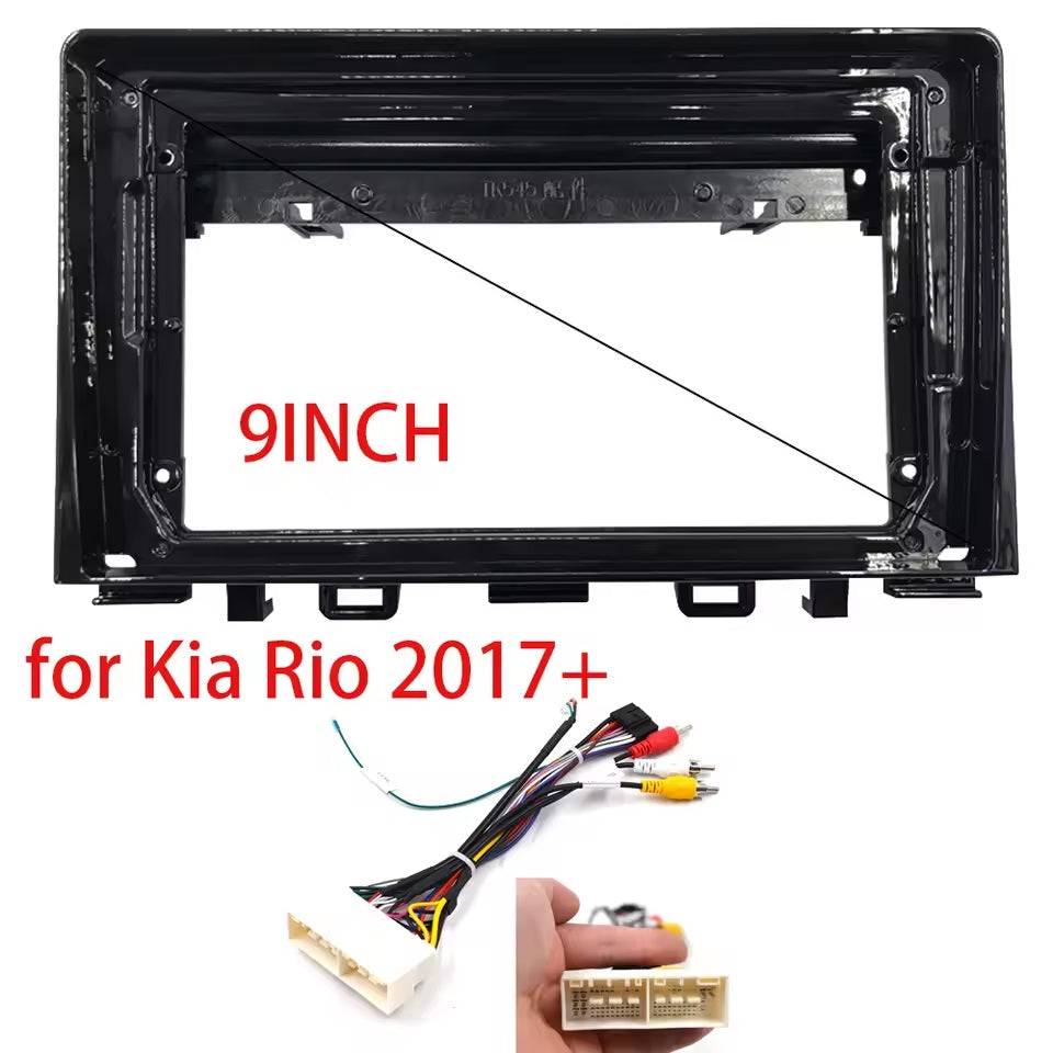 Kit KIA RIO 2016 - 2022 Autoradio 4/64 GB + Adattatore 9"