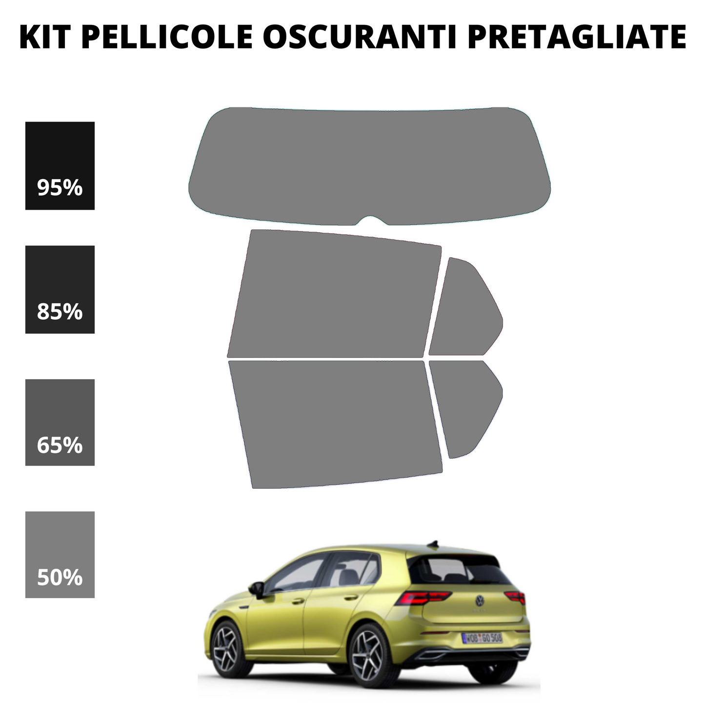 Pellicola Oscuramento Vetri Golf 8