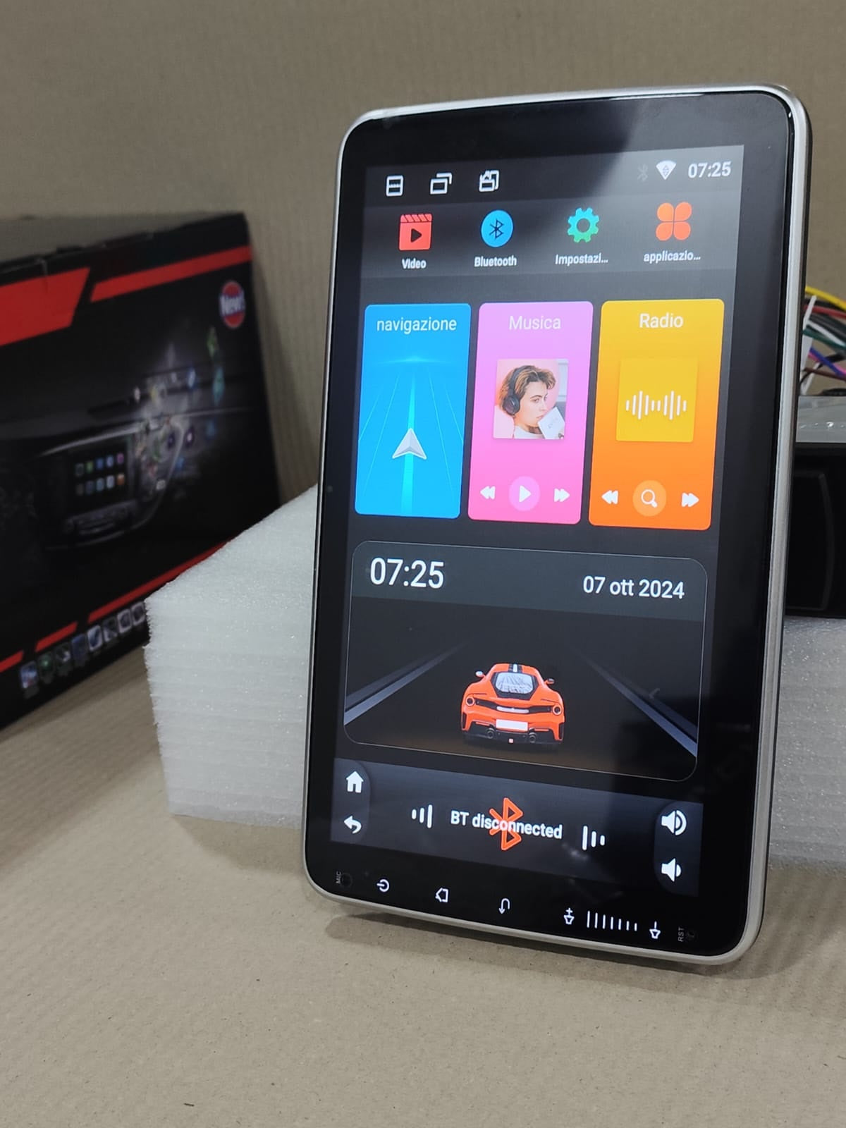 Autoradio Andoird Tablet 10.1 Pollici 1 Din