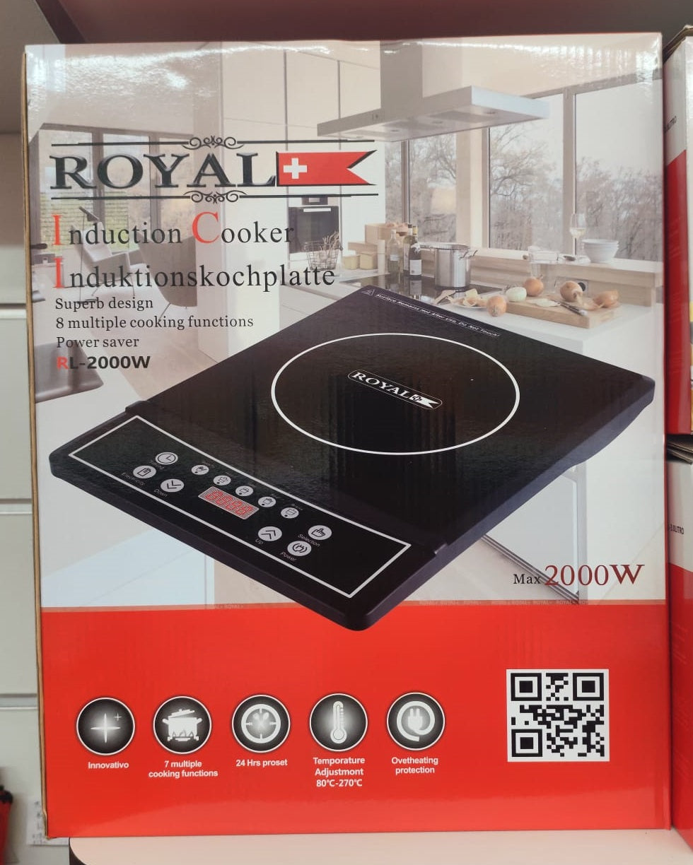 Piastra Ad Induzione Portatile 2000W Piano Di Cottura Fornello Elettrico 270°C