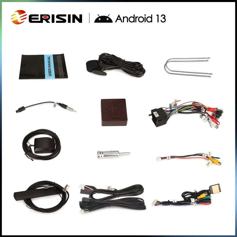 Erisin ES6758P Android 13 GPS stereo per auto Fiat Panda (MK3 Tipo 319) 2013-2020