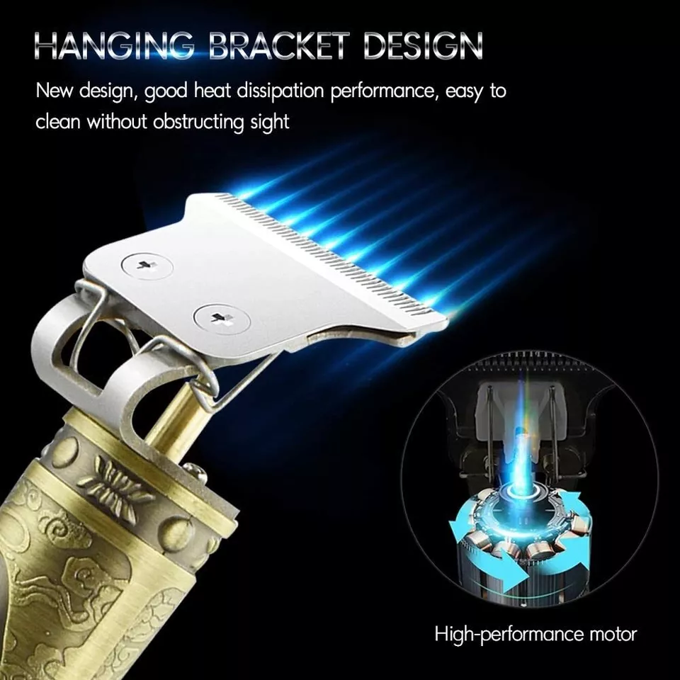 Tagliacapelli Macchinetta per Capelli Professionale Rasoio Elettrico kit completo