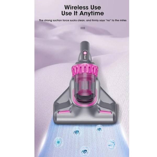 ASPIRAPOLVERE SENZA SACCO E FILI SCOPA RICARICABILE 4 IN 1 ACARI PAVIMENTI LETTO