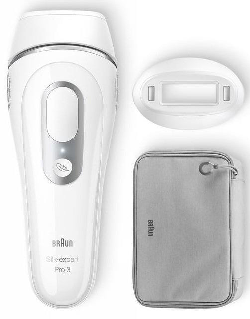 Braun Epilatore Elettrico Silk-Expert Pro 3 PL3020 Bianco/Grigio
