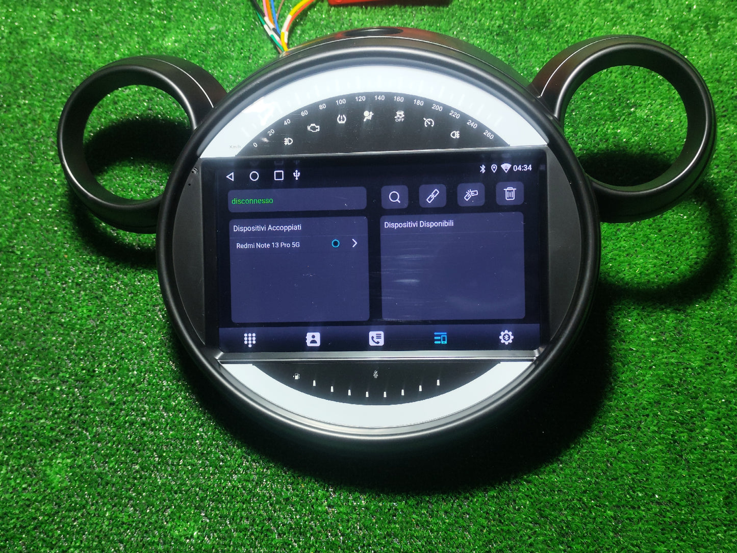 Mini Cooper Countryman 2011-2014 Autoradio 4/64 GB 9 pollici + Adattatore 9" + Canbus Box + Cablaggio Originale