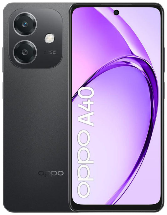 OPPO A40 6+128GB 6.67 4G Sparkle Black ITA