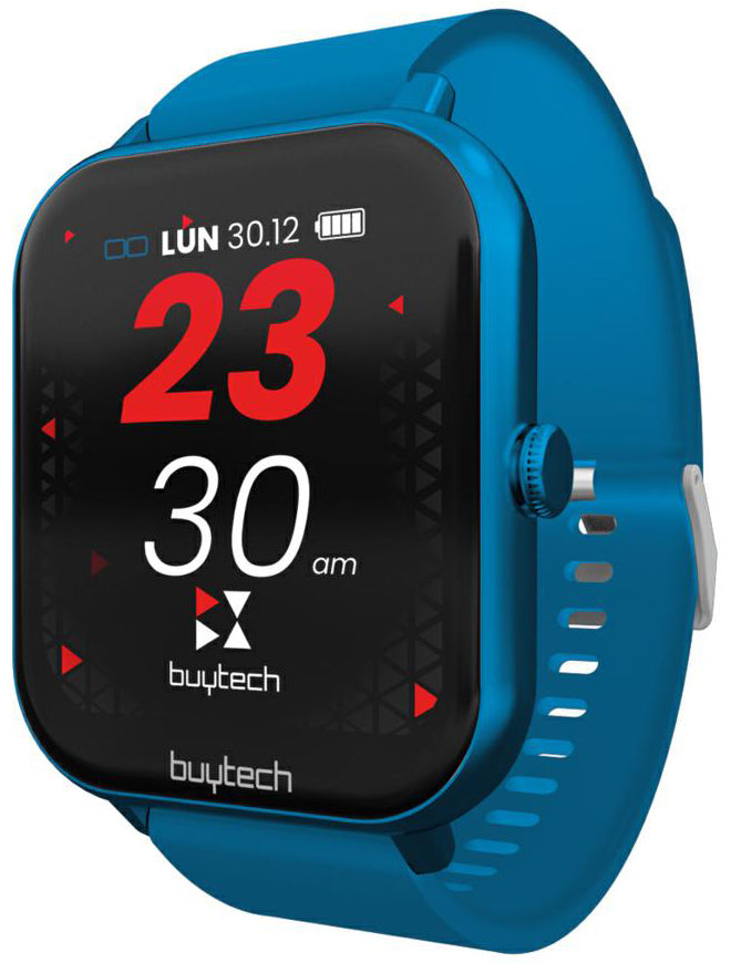 Techmade Smartwatch BuyTech Alfa Quadrato Allum. 1.83 Blu