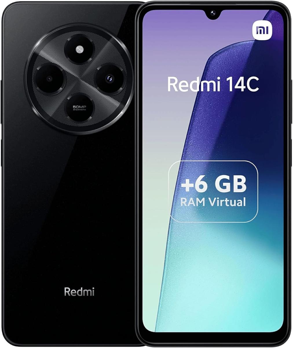 Xiaomi Redmi 14c 6+128GB 6.88 Midnight Black NFC DS EU