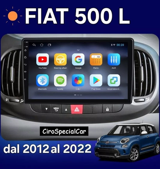 FIAT 500L dal 2012 al 2022 - Autoradio 10 pollici Android 13  4/64GB  CARPLAY NAVI RDS WiFi