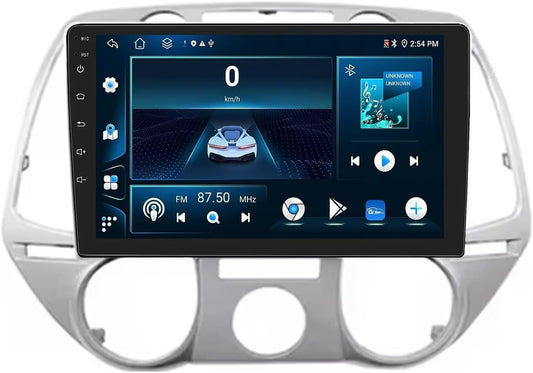 Autoradio Android per Hyundai i20 2008-2012 Wireless Carplay 9''Incell Schermo per Auto Android Auto WiFi Touchscreen Bluetooth5.0 GPS Retrocamera
