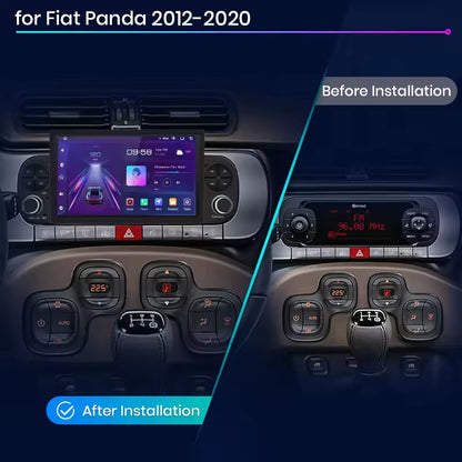 Autoradio per Fiat Panda 2013-2020 sistemi intelligenti V1 Plus per auto per Apple Carplay FM GPS SWC BT