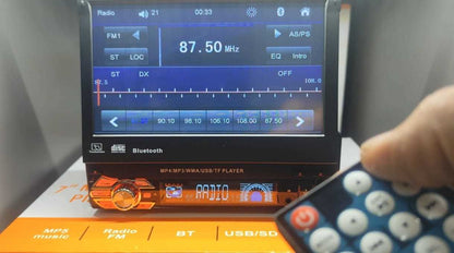 Autoradio 1 DIN Con Display Touch a Scomparsa