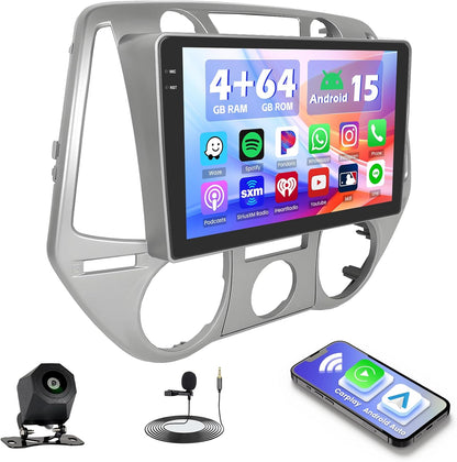 Autoradio Android per Hyundai i20 2008-2012 Wireless Carplay 9''Incell Schermo per Auto Android Auto WiFi Touchscreen Bluetooth5.0 GPS Retrocamera
