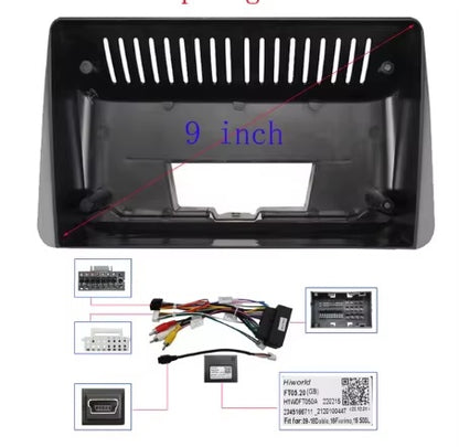 Kit FIAT TIPO 2016 - 2020 Autoradio 4/64 GB + Adattatore 9" + Canbus Box