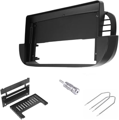 Mascherina adattatore autoradio 9" per Fiat 500 2007 - 2015 doppio DIN Fisso