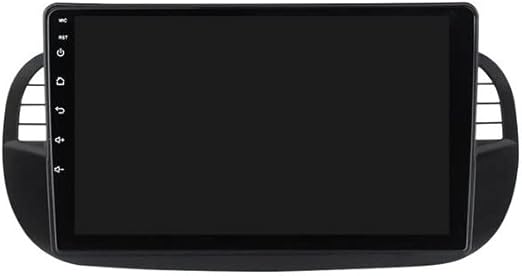 Mascherina adattatore autoradio 9" per Fiat 500 2007 - 2015 doppio DIN Fisso