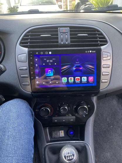 FIAT Bravo (198) 2006-2016 Autoradio 9 pollici +  Adattatore 9" + Canbus Box + Cablaggio Originale