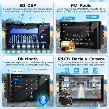Autoradio 7 pollici Completa 2 DIN Kit compatibile con FORD GALAXY, FIESTA, FOCUS, C-MAX, S-MAX, TRANSIT