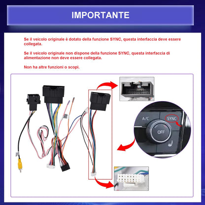 Autoradio Android per Ford Ecosport 2013-2017, Radio Touchscreen da 9 Pollici con Carplay Wireless e Android Auto/WiFi/GPS/Bluetooth/EQ/Radio FM RDS+Telecamera