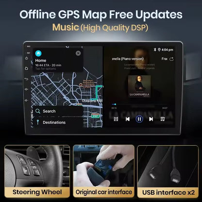 Autoradio per Fiat Panda 2013-2020 sistemi intelligenti V1 Plus per auto per Apple Carplay FM GPS SWC BT