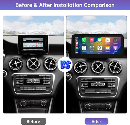 Android Mercedes Benz A CLA GLA Classe W176 C117 X117 X156 2013-2015, CarPlay integrato, navigazione GPS lettore multimediale schermo BT 10.25