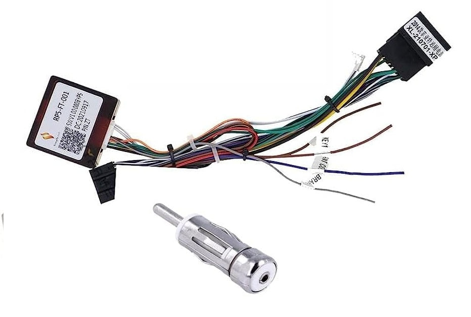Mascherina adattatore autoradio 9" per Fiat 500 2007 - 2015 doppio DIN Fisso