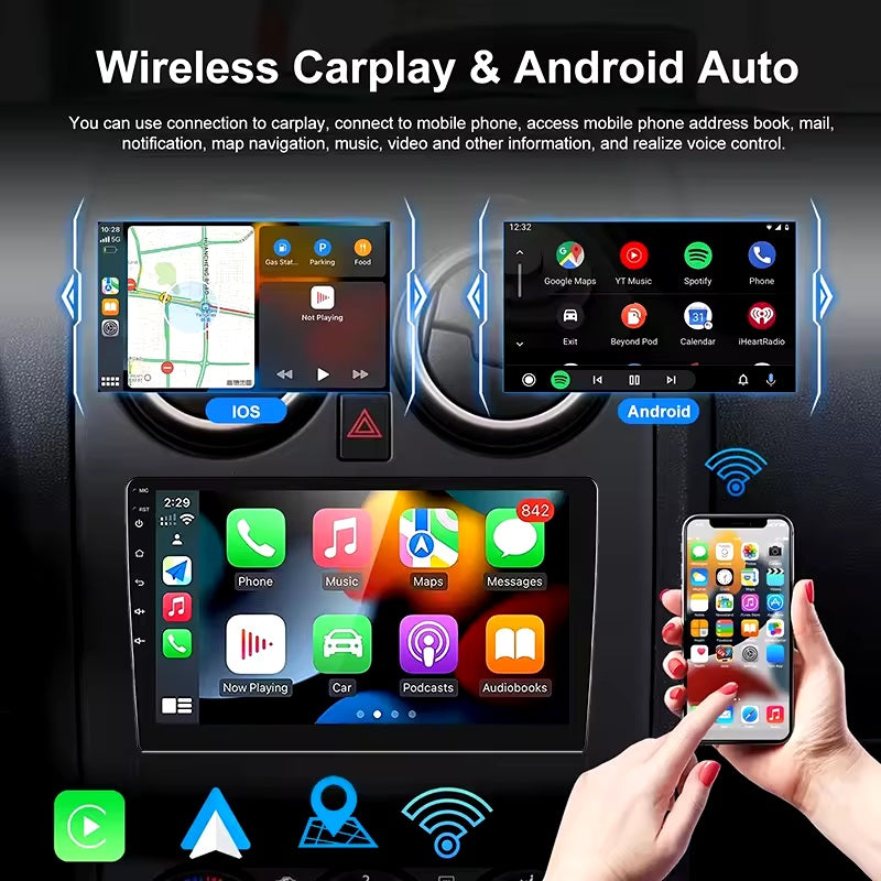 Autoradio 9"  Sistema Android 14 ultima versione 2025