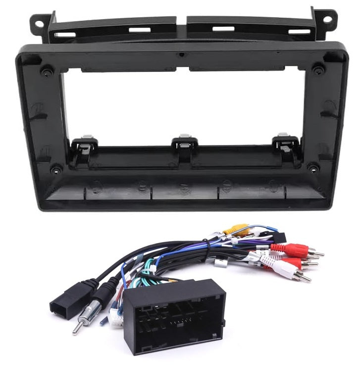 Mascherina adattatore autoradio 9" e 10,1" Per Fiat Per Doblo 500L 2012+ doppio DIN