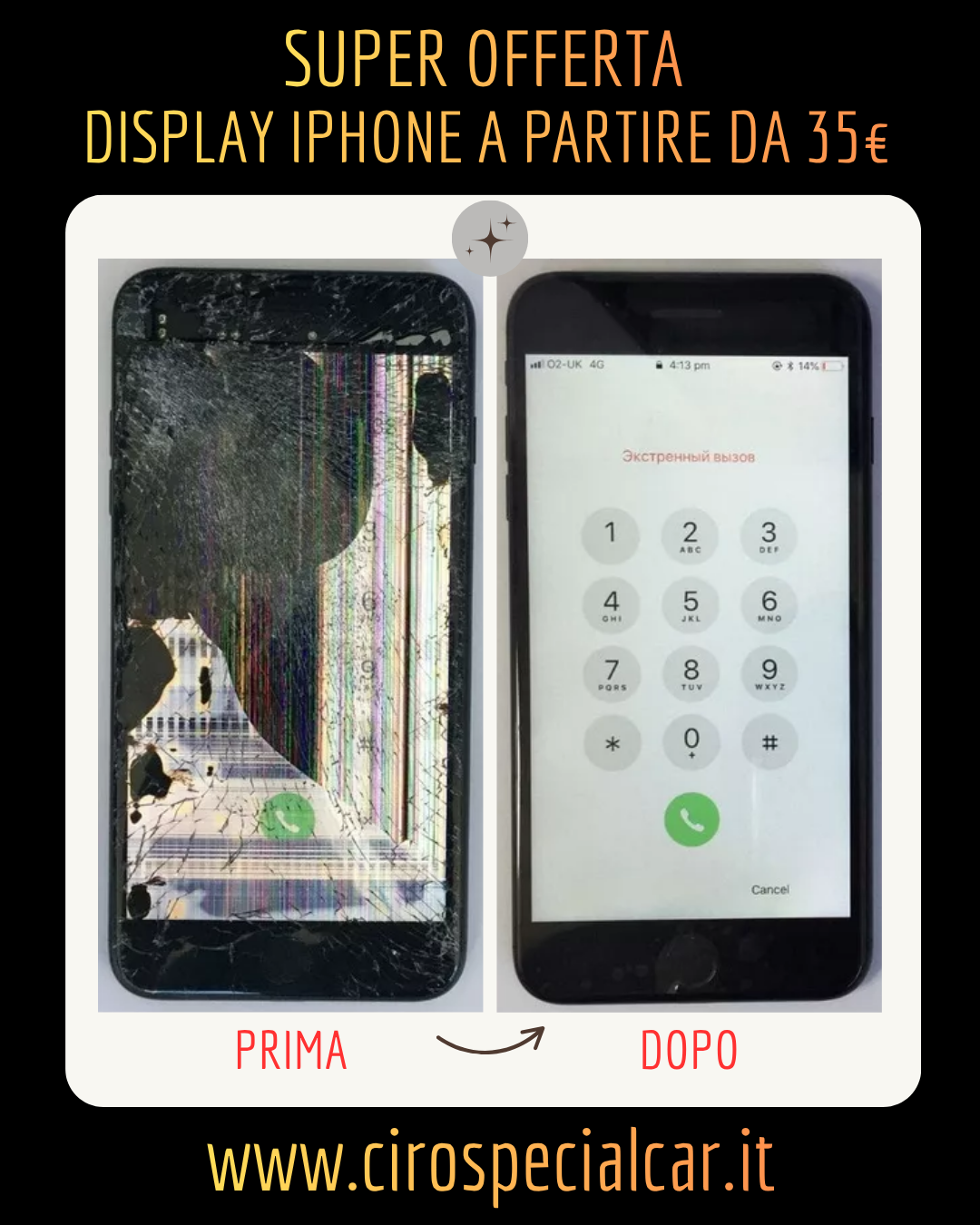 Riparazioni Display iPhone – Vari Modelli (Ricambio + Montaggio)