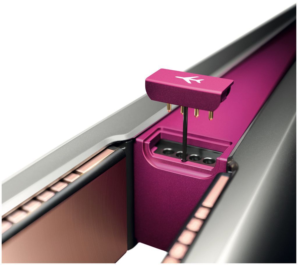 Dyson Piastra Capelli Senza Filo Corrale Nero-nichel/fucsia
