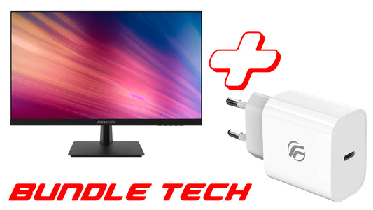 Hikvision Monitor 27" DS-D5027FN01 75Hz + Caricatore Fenner Tech 20w Fast Charge